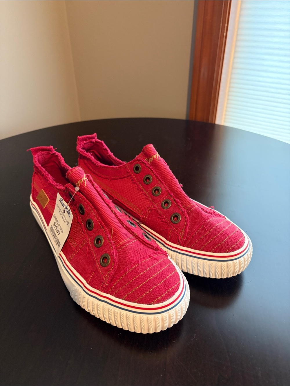 Women’s Blowfish Red Slip-On Canvas Sneakers - NWT